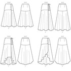 Simplicity 8958 Misses Wrap Skirts Sewing Pattern Sizes 8-16 New 