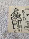 Vintage Advertising Ink Blotter Citizens Radio Service Kid 2617 Radio Station 