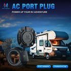 20amp 125v Ac Port Plug 12awg Rv Shore Power Inlet 20  Extension T-plug Adapter