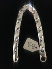 Sterling Silver 925 Link Bracelet 8 5  9mm 30 4 Grams