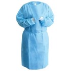 Isolation Gowns Disposable Aami Level 3 Blue Medical - Xl - 10 20 40 80 Pcs