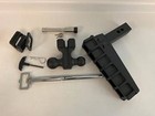 Adjustable Trailer Hitch Fits 2  Receiver 8-inch Drop rise  Dual Ball   Solid