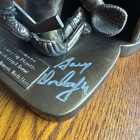 Gary Dornhoefer Signed Philadelphia Flyers  Nhl Figurine  Lets Go Flyers   