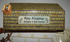 Marx 1950 s Roy Rogers Double R Bar Ranch Tin House W fence  Horse    Cowboys