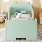 Bear Shape Toddler Floor Bed Frame For Ages 3-6  Green