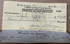 1930 s Cancelled Checks Bank Of America Los Angeles 1st Nat l Bank Lot Of 2