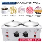 Double Wax Warmer Professional Electric Wax Heater Machine For Hair Removal  Dua