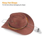 1 2pcs Cowboy Hat Holder Hat Rack Hat Clip Storage Save Hats For Truck Suv Car