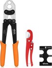 Pex Crimping Tool Kit - 1 2   3 4 Inch Pex Crimper  Plumbing Tool With Cutter  