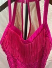 Weissman Elite Dance Costume Size Adult Medium Hot Pink Wow  