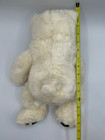 Russ Berrie Creamsicle Polar Teddy Bear Plush 12 -16  Sitting Fuzzy White