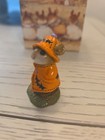 Wee Forest Folk Mouse Expo Special April Showers Halloween With Orange Coat bats