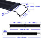 Upgraded Aquarium Light 11 To 78 Inch Full Spectrum Fish Tank Light Adjustable R