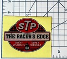 Stp The Racers Edge Vintage Racing Vinyl Sticker Distressed Retro Decal 53 Oil