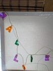 Happy Halloween String Lights Led Plastic Molded White Lights On Braided Cable