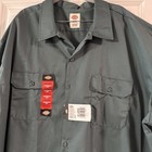 Dickies Short Sleeve Work Shirt Original Fit 4xl Dark Green 