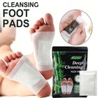 100pcs Detox Foot Patches Pads Body Toxins Feet Deep Cleansing Natural Herbal