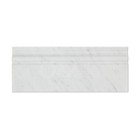 Carrara White Italian  bianco Carrara  Marble Baseboard Trim Molding 