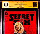Secret Six  1 Cgc Ss 9 8 Original Art Sketch Sexy Supergirl Justice League Dc