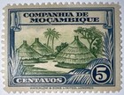 Travelstamps  1937 Mozambique Company  Stamps Scott  176 Thatch Huts Mognh