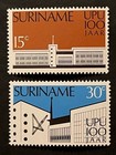 Travelstamps  1974 Suriname Stamps Scott  417-418 - 100th Anniversary Upu Mnh Og