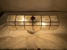 Vtg Art Deco Mcm Capiz Shell Vanity Light Wall Sconce Hollywood  Bathroom Mirror