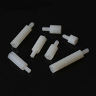 White M3 Nylon Hex Screw Nut Spacer Standoff Varied Length Assortment Kit 