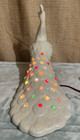 Vintage 1970s Atlantic Mold Ceramic Peacock Light Up Table Light