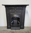 Antique Victorian Cast Iron Fireplace  - Fully Restored - Uk Delivery  f397 