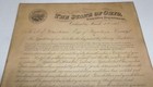 March 1863 Ohio Squirrel Hunter Discharge Cover Letter David Tod  Autograph