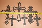  Cast Iron Wall Cross Collection - 6 Items