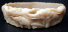 Made In Japan Celluloid Carved Elephants Vintage Bangle Bracelet