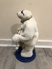 Custom Gemmy  gangsta Polar Bear  Spinning Snowflake Snowman See Video