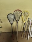 3 Vintage Brine Womens Lacrosse Sticks And 10 Shafts  Brine stx  Warrior