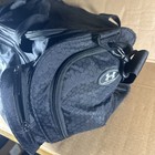 Under Armour Large Gym Duffel Bag W  Rollout Mat Black Nostalgic Vintage Mesh
