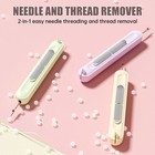 2 In 1 Needle Threader Seam Ripper needle Threading Andseam Kit Seam Ripper Tool