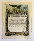 Improved Order Of Red Men Past Sachem Certificate Ocean City Nj 1930s