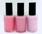 Free Shipping  3x Handmade Pastel Pink lilac Nail Polish 100  To Kitten Charity