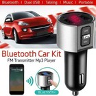 Wireless Bluetooth Car Kit Fm Transmitter Radio Mp3 Charger Player Usb M7a8new 