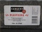 Sargent Art Plastilina Non-hardening Modeling Clay 5 Lbs Gray
