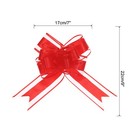 20pack 9  Large Pull Bow Gift Wrapping Big Organza Bows Ribbon Red