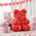 200 Pack Fake Red Roses  2 Inch Stemless Foam Flowers For Wall Decorations