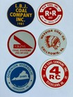Lot Of 46 Virginia Coal Stickers