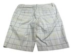 Nike Tech Modern Rise Plaid Women s Golf Shorts White Sz 14 36   Waist