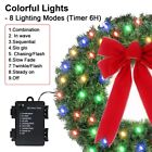 Holiday Green Wreath Christmas Front Door Wreath Christmas Artificial Wreath