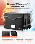 Vevor Fireproof Document Box 1832     Fireproof   Waterproof File Box With Lock