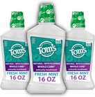 Whole Care Natural Fluoride Mouthwash  Fresh Mint  16 Oz Pack Of 3 Packaging    