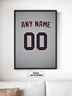 Detroit Tigers Jersey Print-personalized Name   Number Print