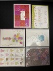 Papyrus Birthday Greeting Cards Lot Of 6 W  Envelopes Assorted Floral