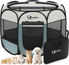 Siedihit Dog Cat Playpen  Puppy Pet Playpen Indoor For Small Dog Crate Tent Cage
